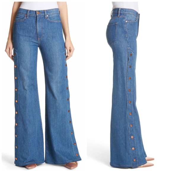 alice and olivia gorgeous wide leg jeans